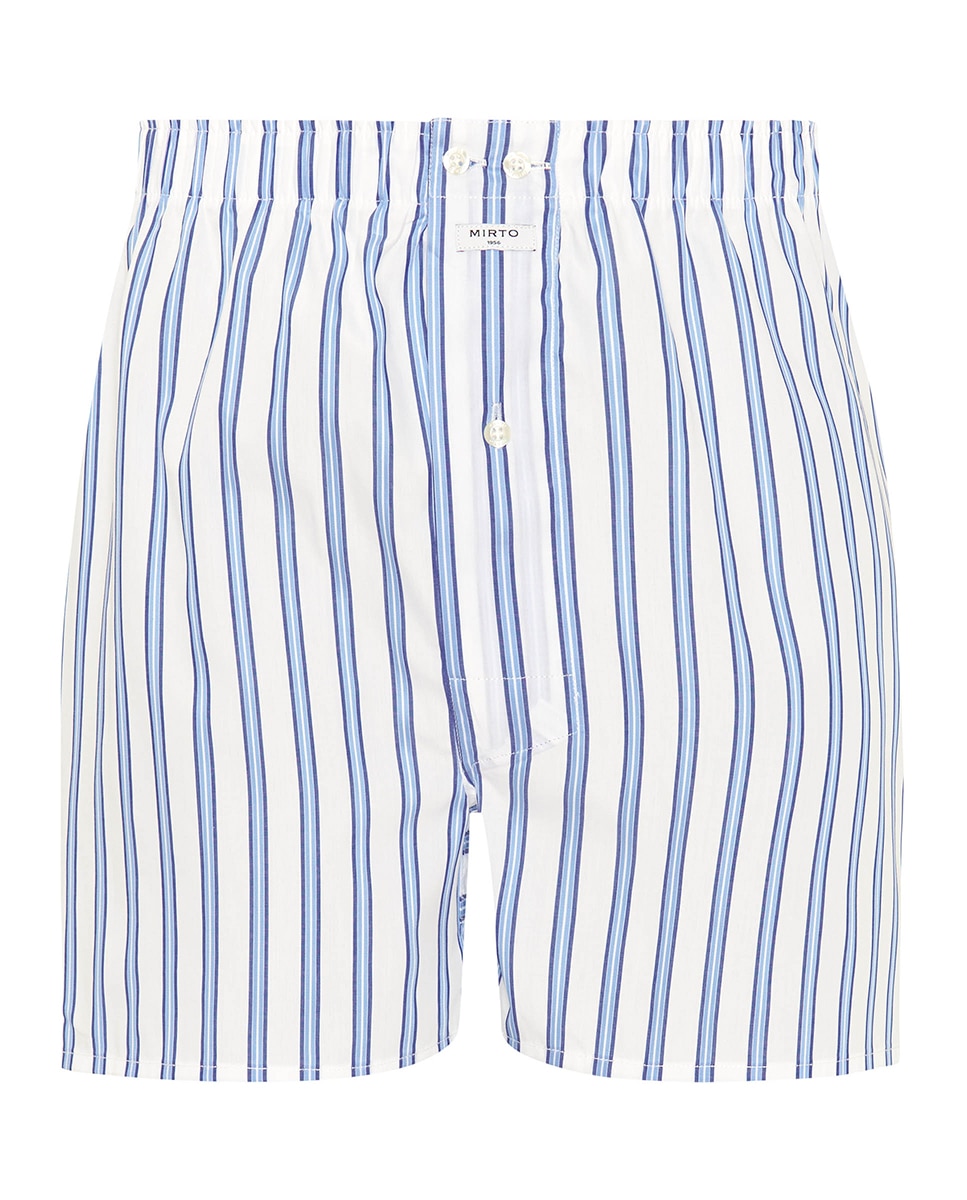 Pack de 2 Boxers de Tecido 100% Algodão Azul-2