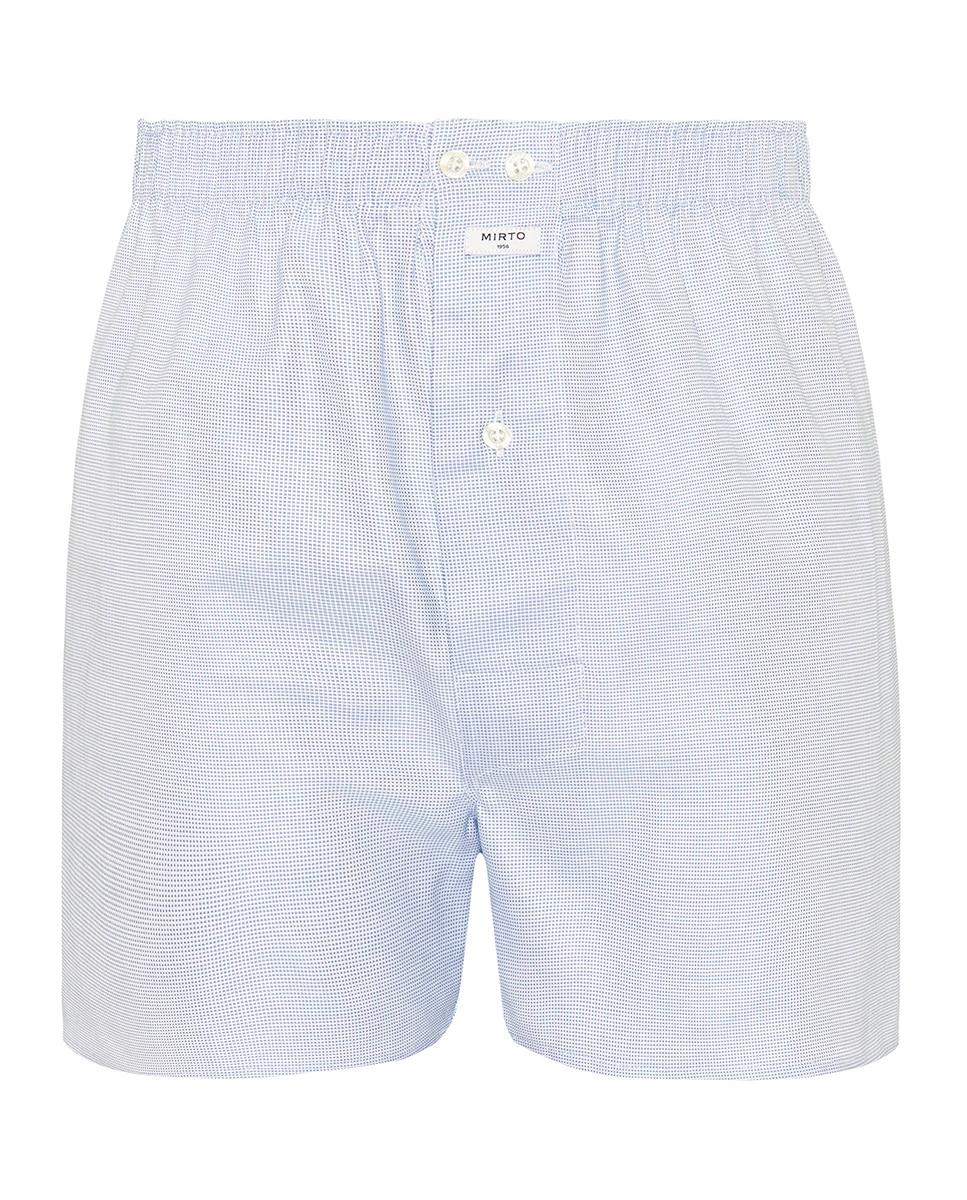Pack de 2 Boxers de Tecido 100% Algodão Azul-3