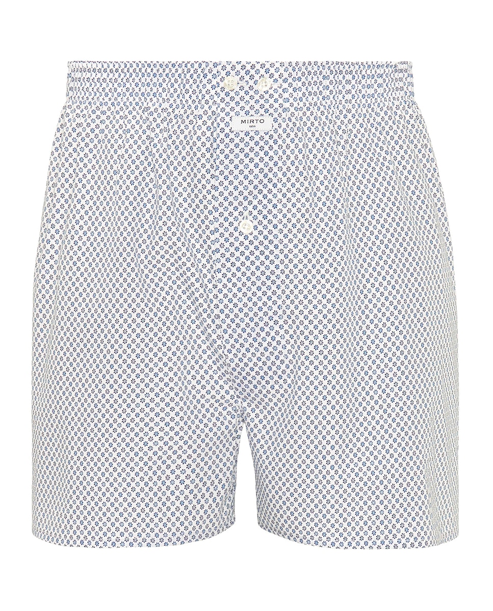 Pack de 2 Boxers de Tecido 100% Algodão Azul-2