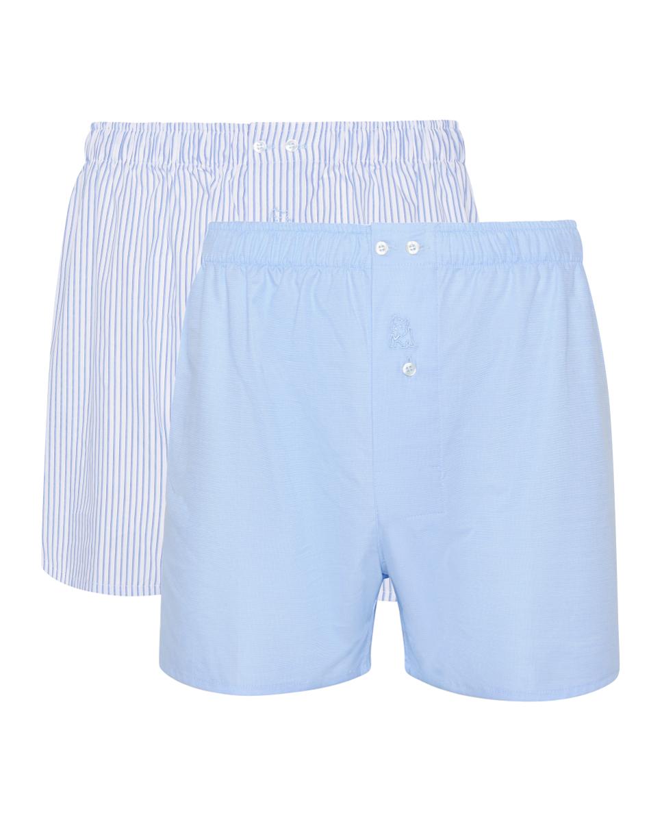 Pack de 2 Boxers de Tecido Azul-2