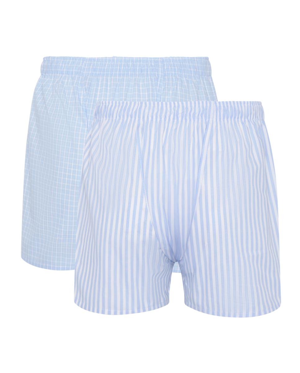 Pack de 2 Boxers de Tecido Azul-2