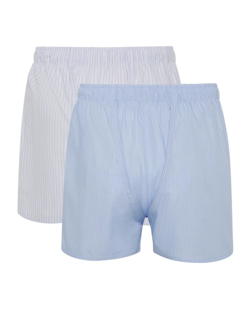 Pack de 2 Boxers de Tecido Azul-2