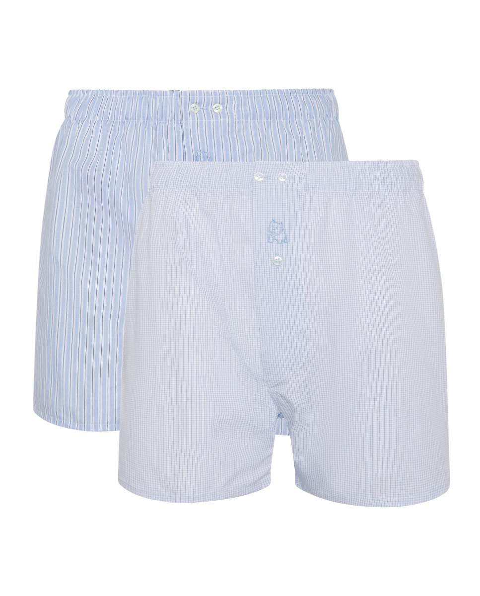 Pack de 2 Boxers de Tecido Azul-2