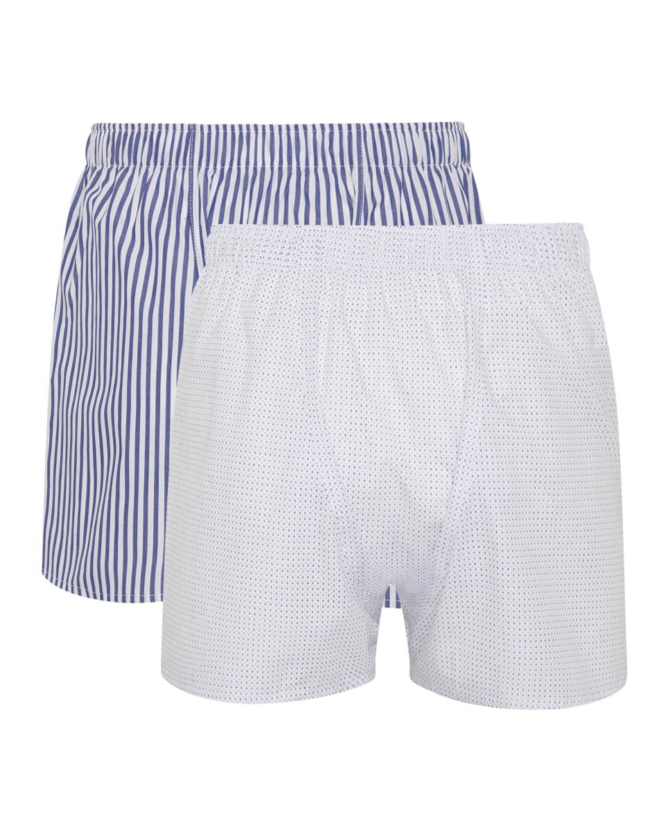 Pack de 2 Boxers de Tecido Azul-2