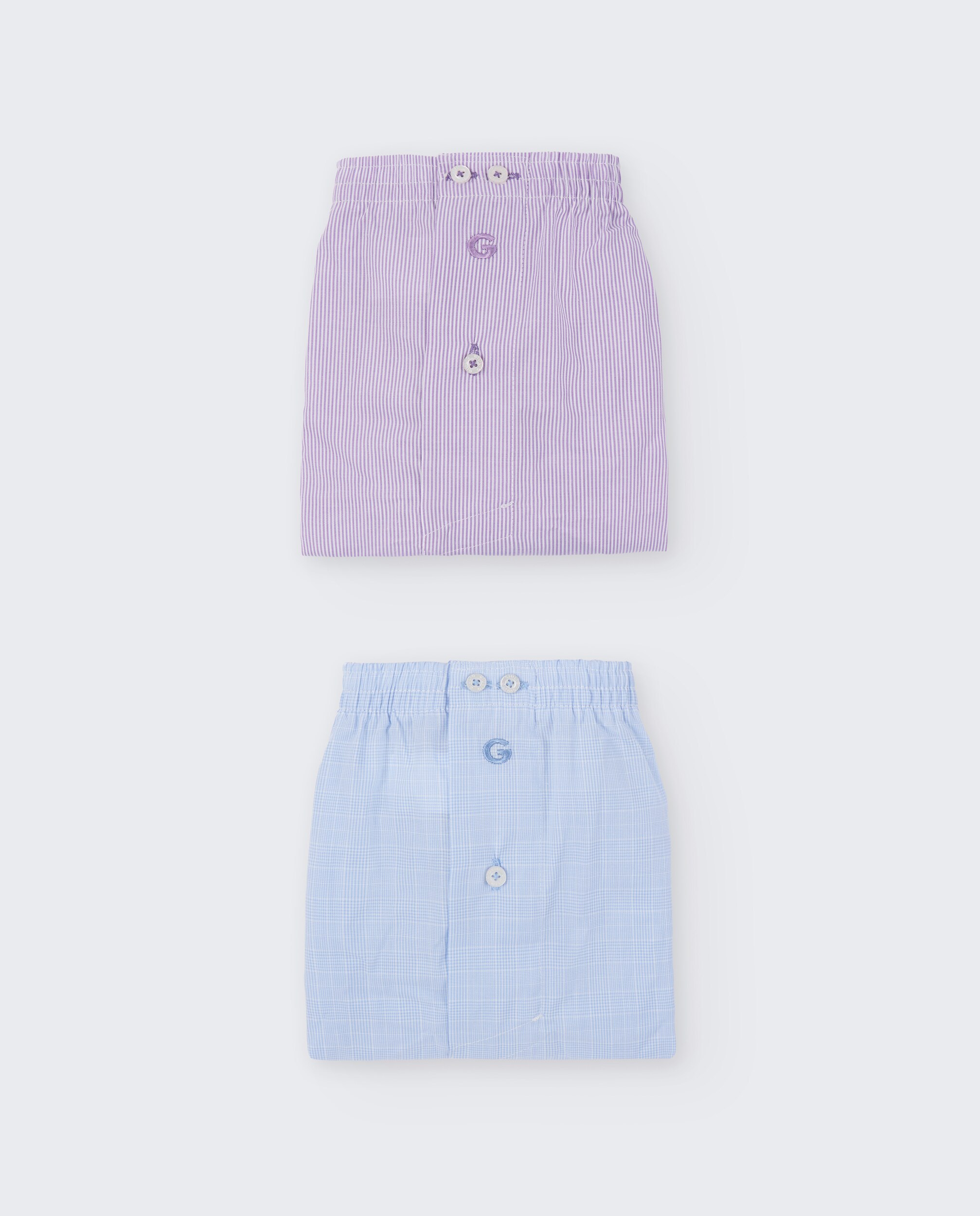 Imagen 0 de Pack 2 boxer tela Azul