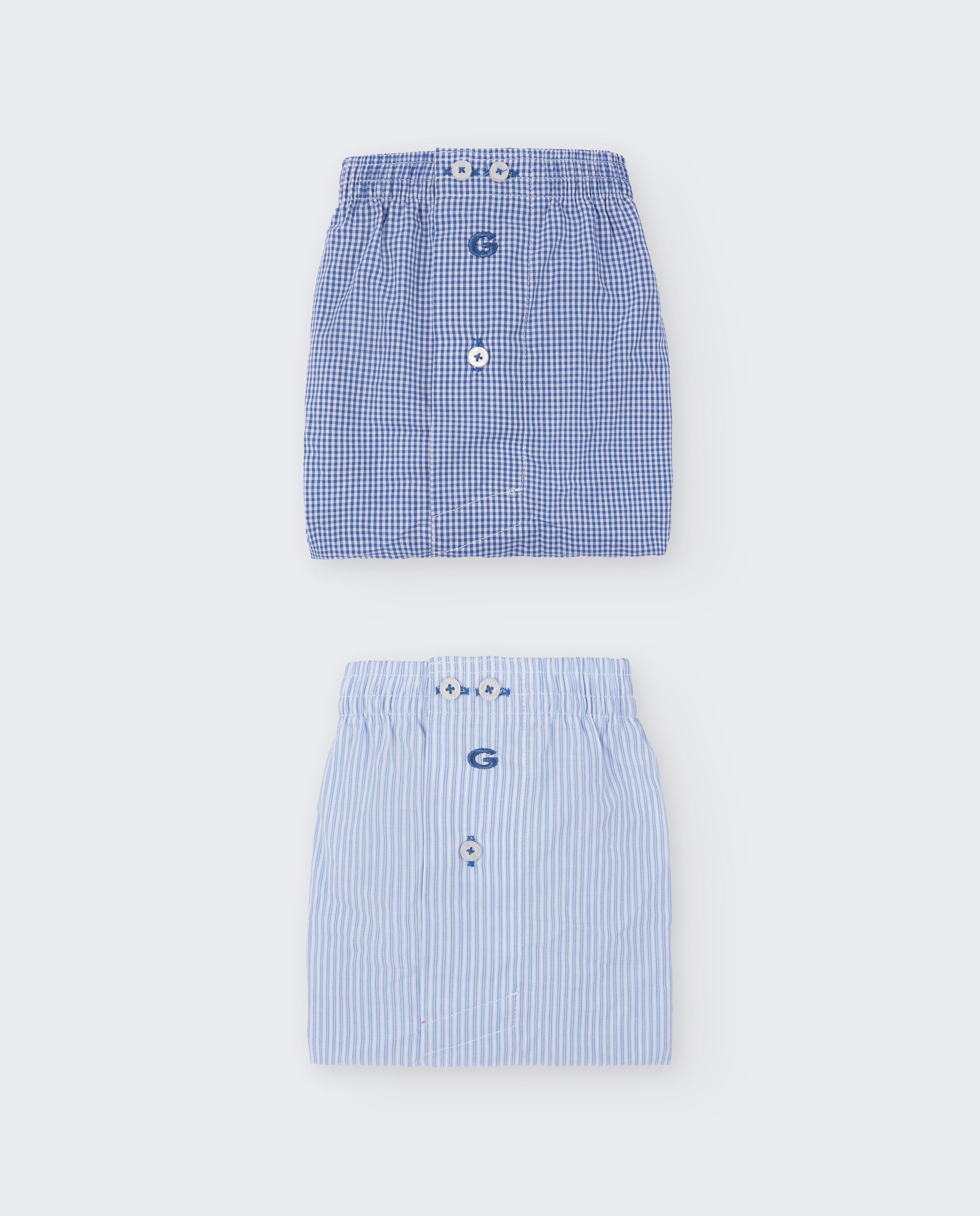 Imagen 0 de Pack 2 boxer tela Azul claro