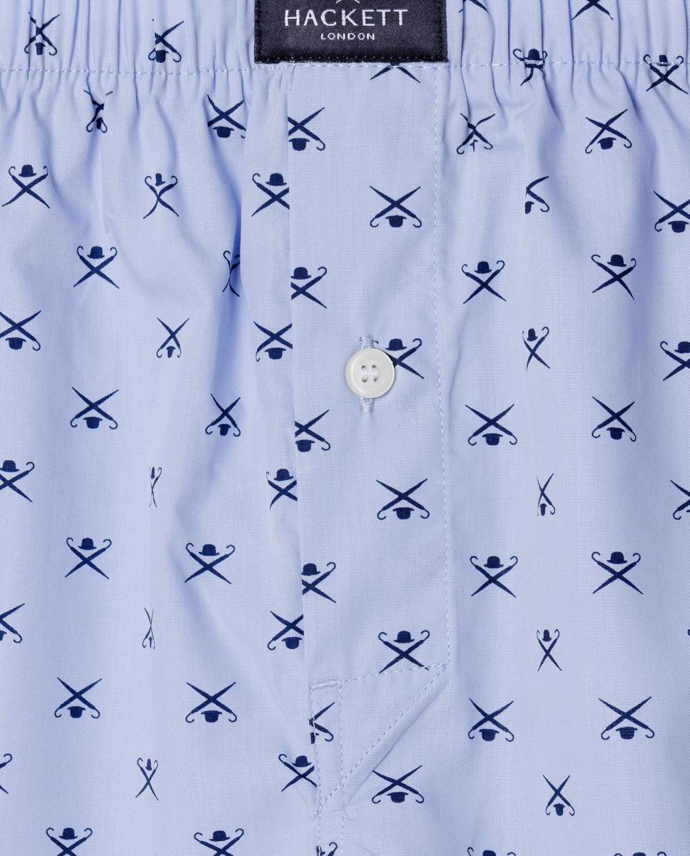 Pack de 2 Boxers em Tecido Icon Azul-4