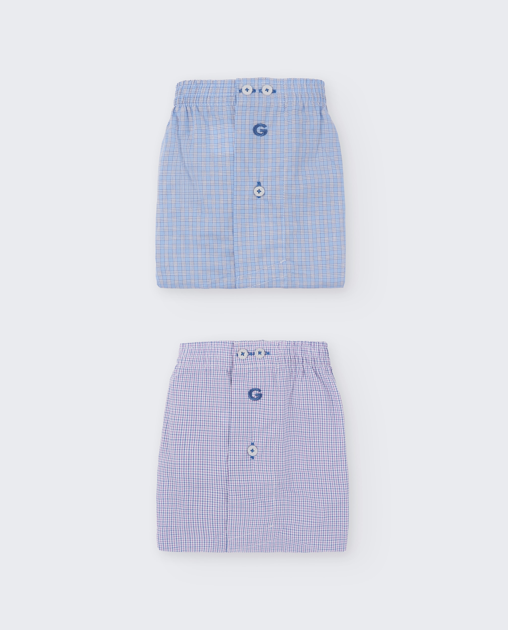 Imagen 0 de Pack 2 boxer tela Azul