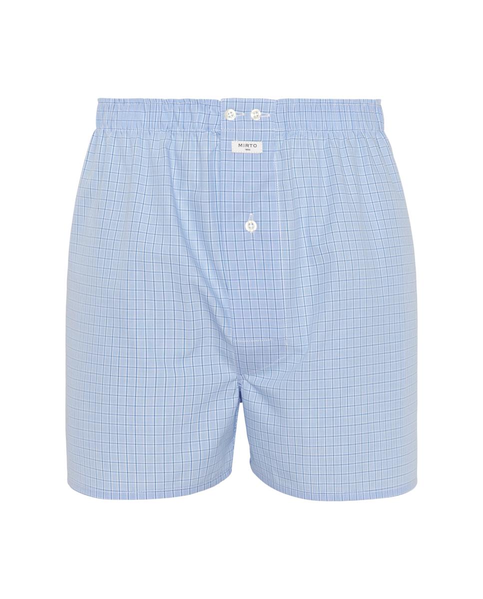 Pack de 2 Boxers em Tecido 100% Algodão Azul-3