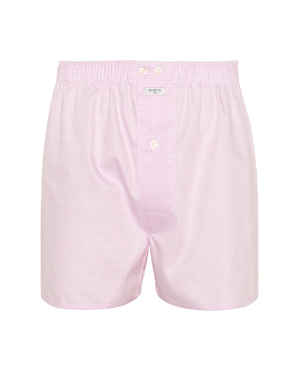 Pack 2 bóxer de hombre de tela en 100% algodón - Mirto - Rosa claro Rosa claro-3