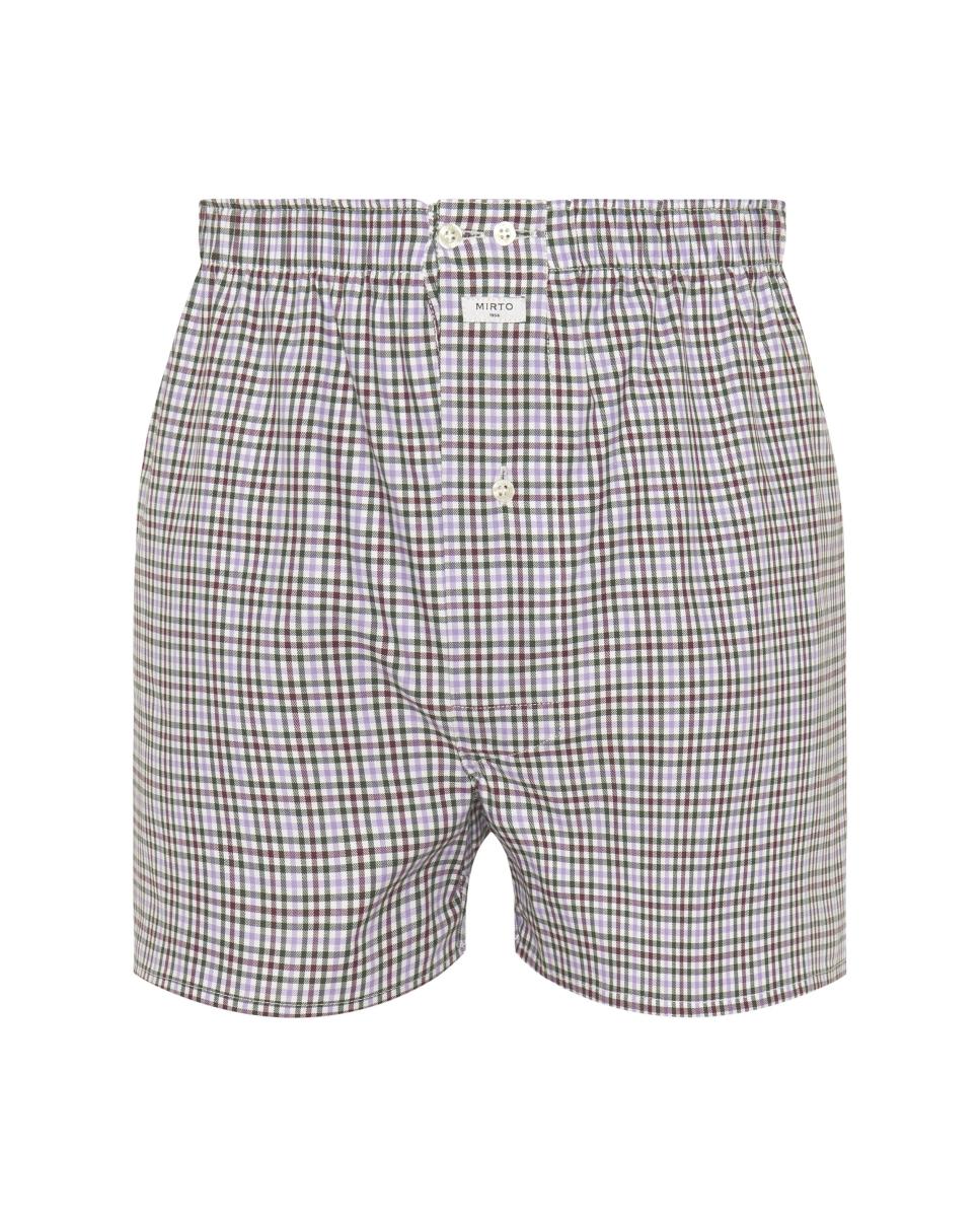 Pack 2 bóxer de hombre de tela en 100% algodón - Mirto - Azul Azul-2