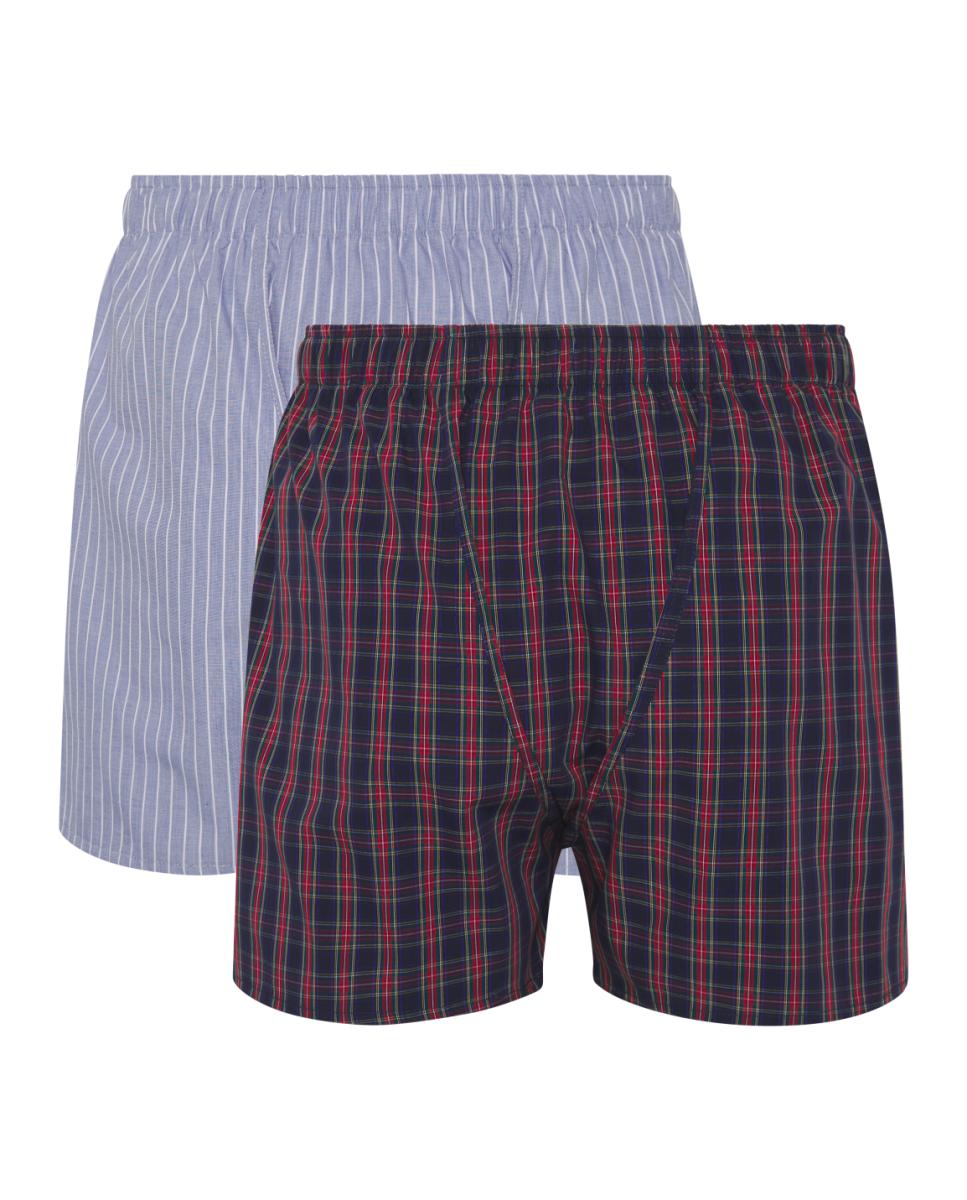 Pack de Dois Boxers de Tecido Azul-2
