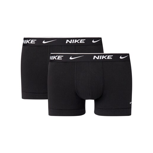 Imagem 0 de Pack de dois boxers de malha pretos de homem