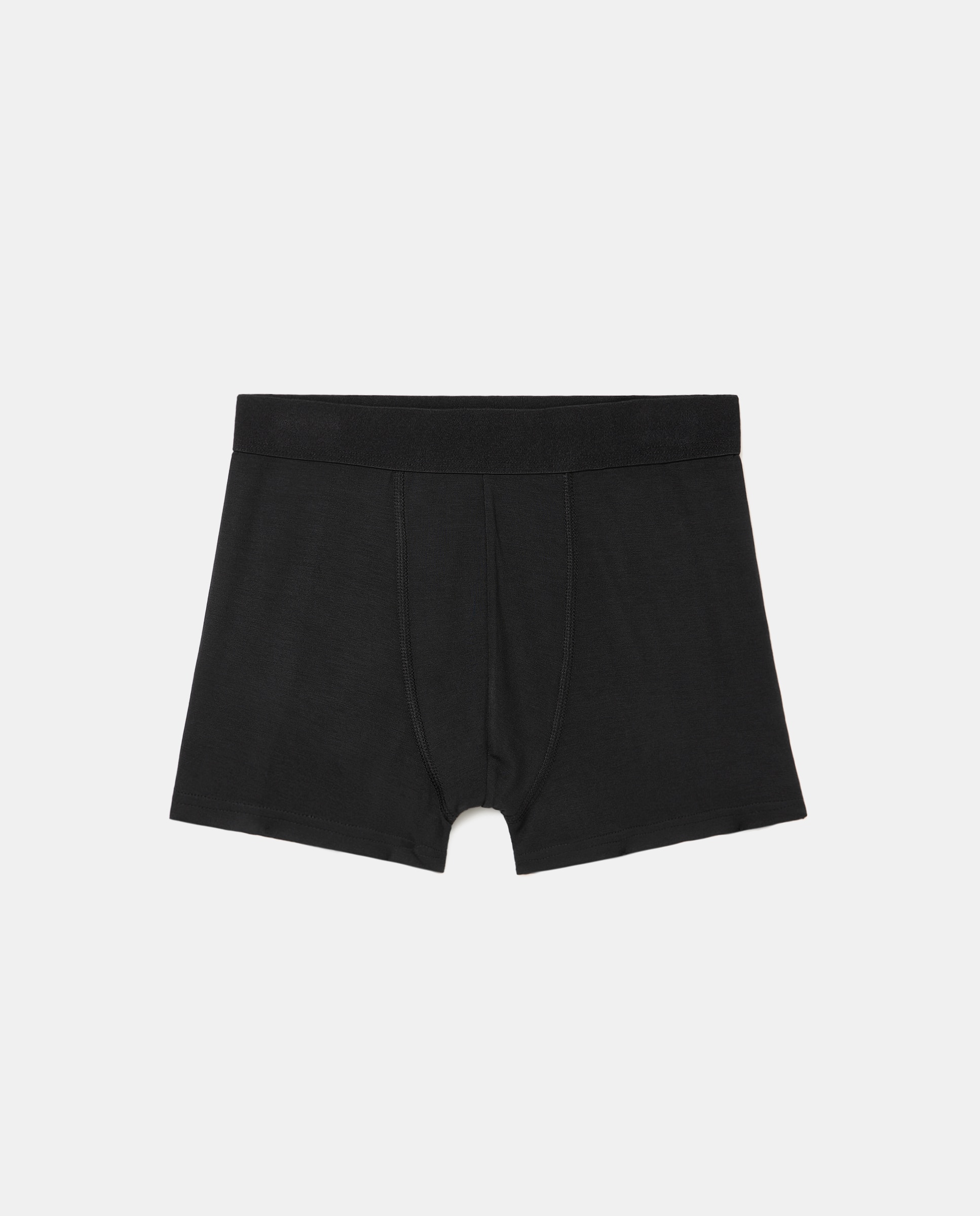 Pack de dois boxers de modal elástico eco pretos Preto-2