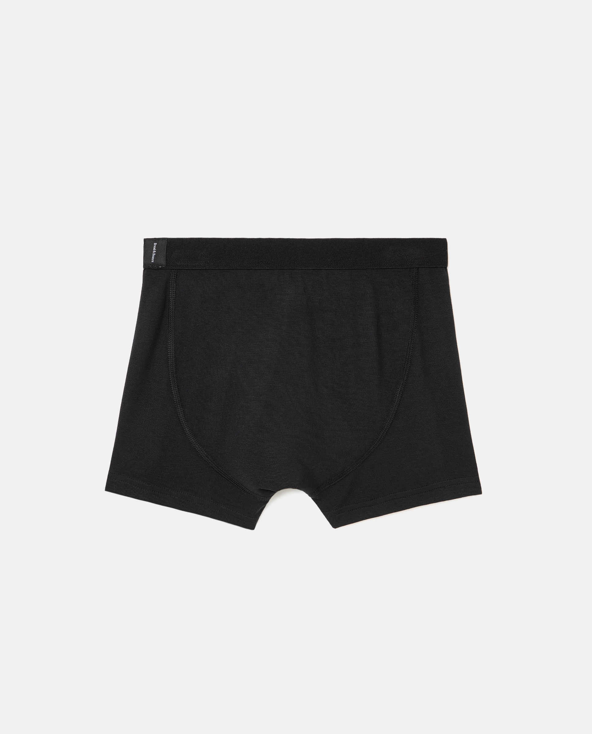 Pack de dois boxers de modal elástico eco pretos Preto-3
