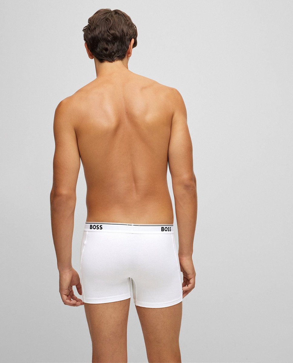 Pack de dos boxers de punto de hombre - Boss - Blanco Blanco-2