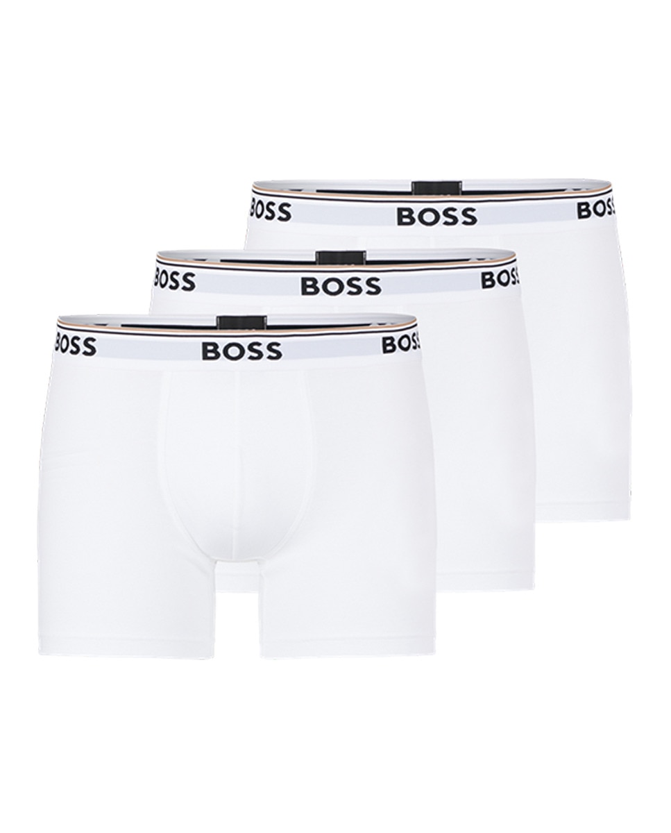 Pack de dos boxers de punto de hombre - Boss - Blanco Blanco-5