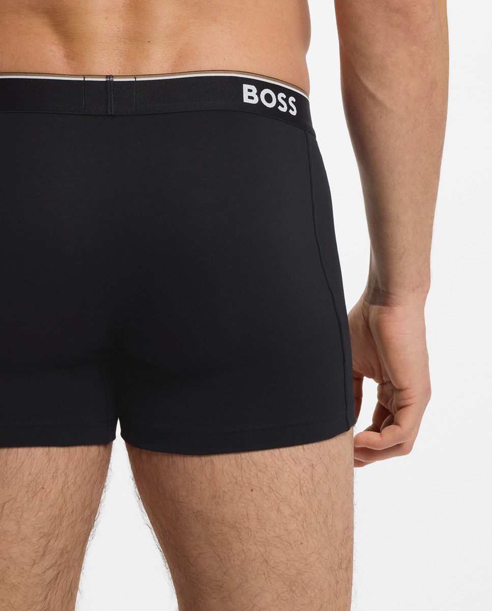 Pack de dos boxers de punto de hombre - Boss - Negro Negro-3