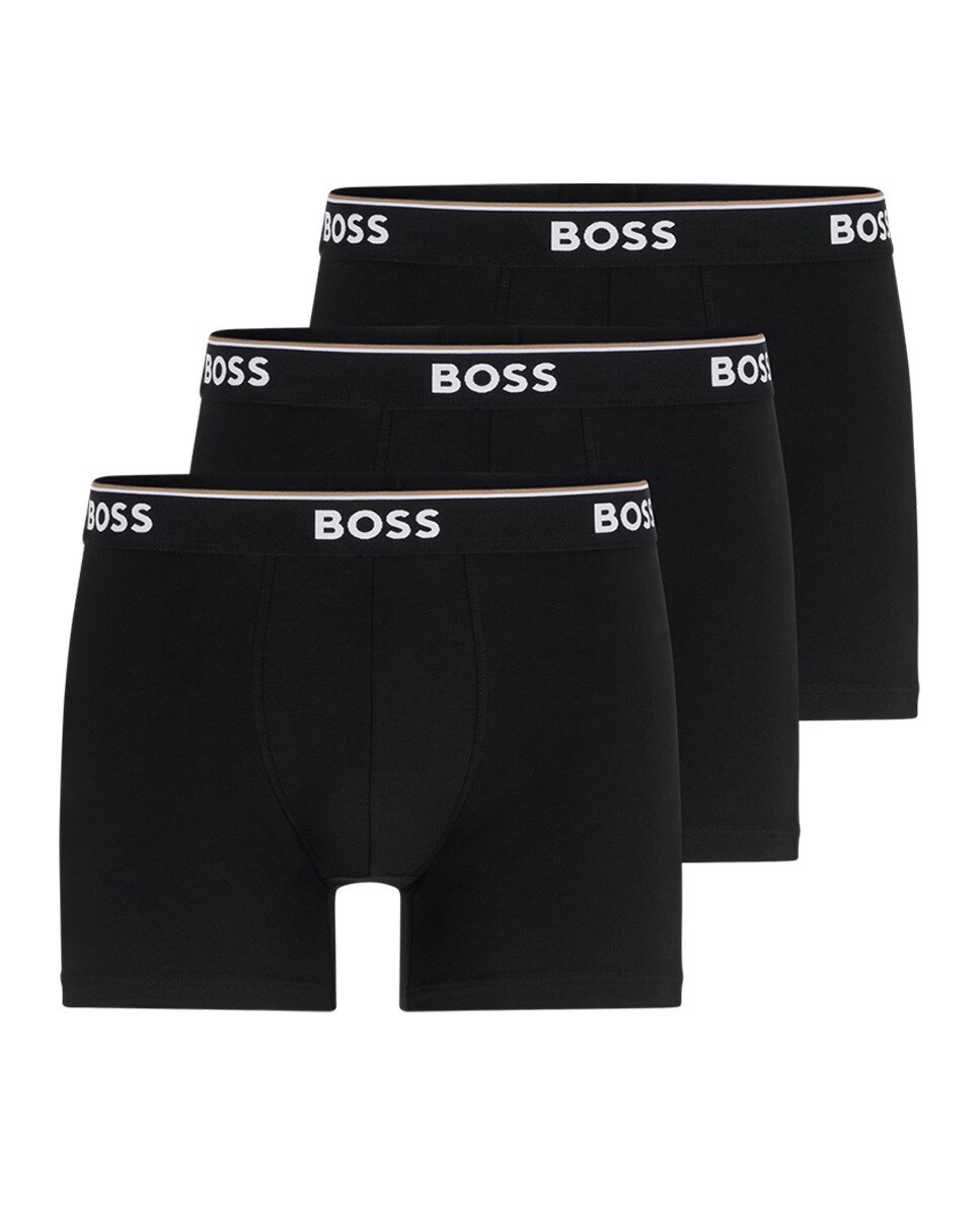 Pack de dos boxers de punto de hombre - Boss - Negro Negro-5