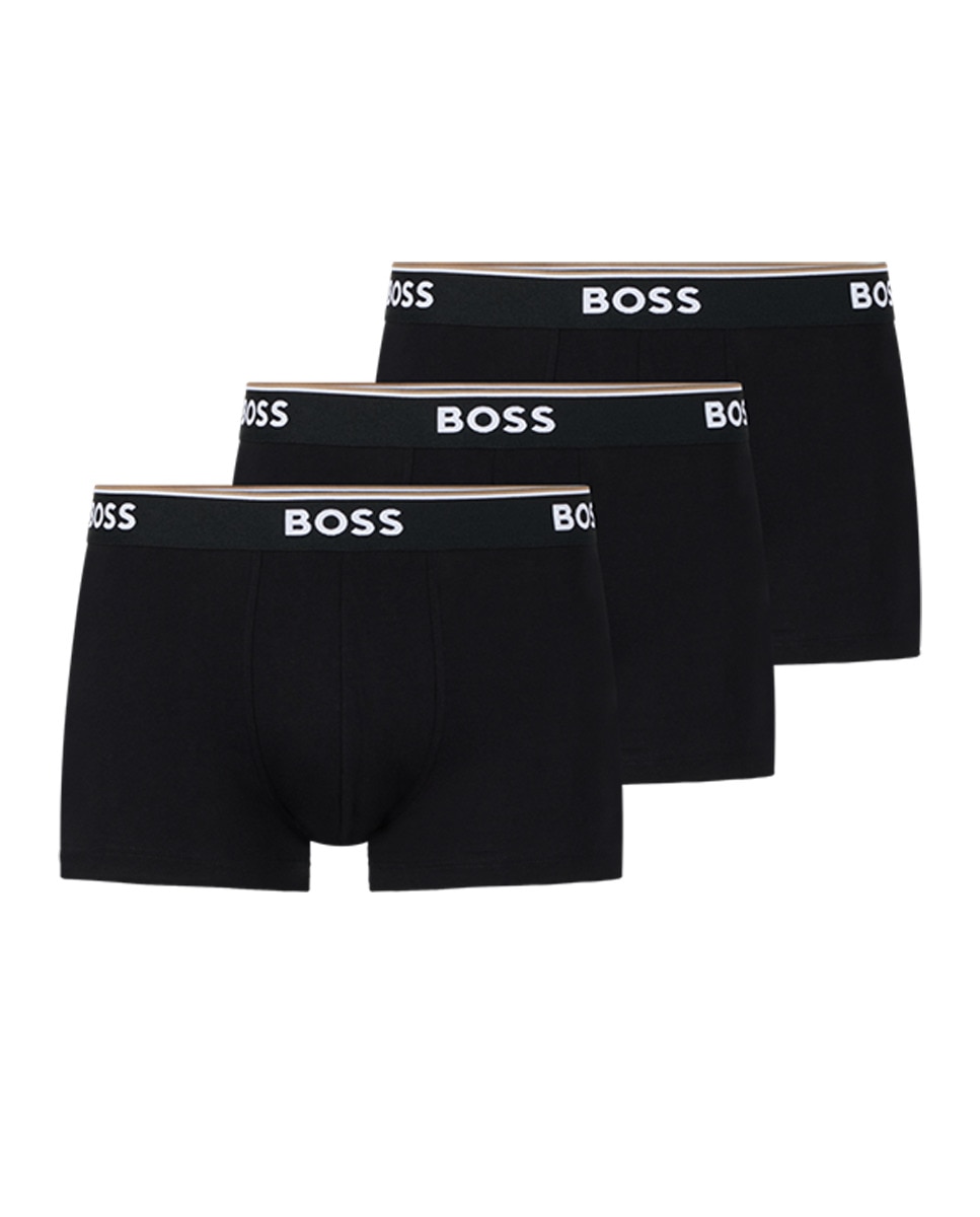 Imagen 5 de Pack de tres Boxer de hombre en algodón elastán - Boss - Negro Negro