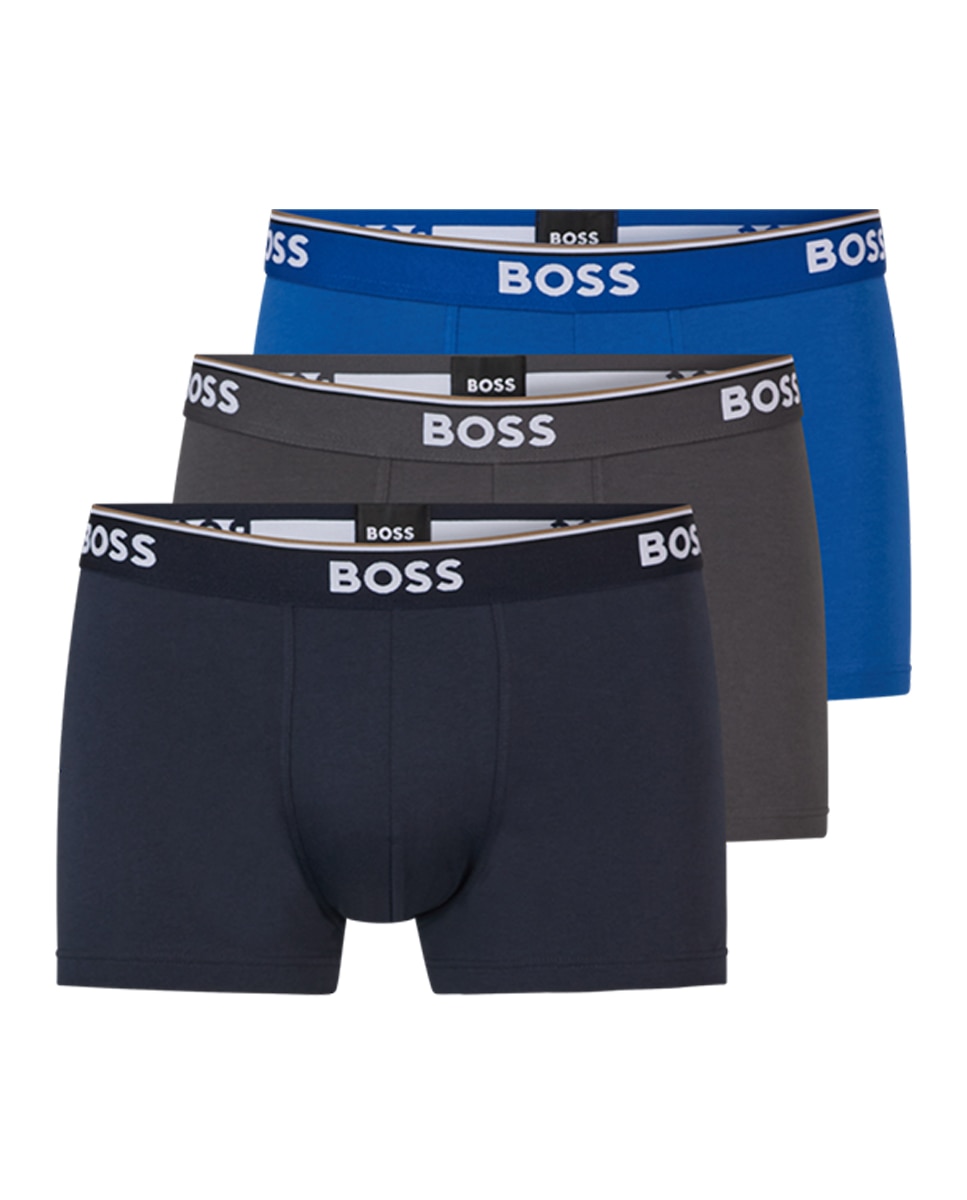Imagem 0 de Pack de Três Boxers em Algodão Elastano