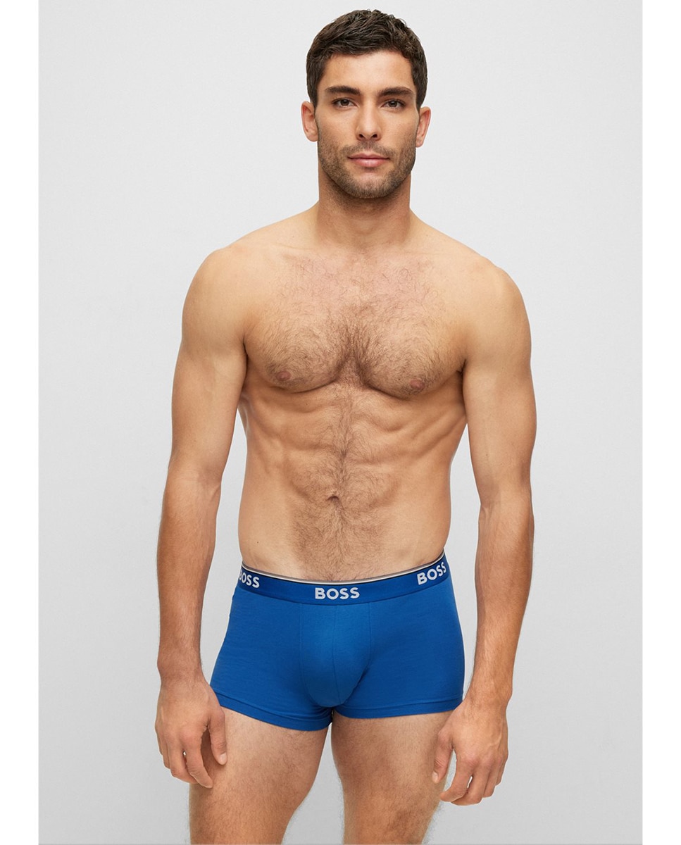 Pack de Três Boxers em Algodão Elastano Multicolor-2