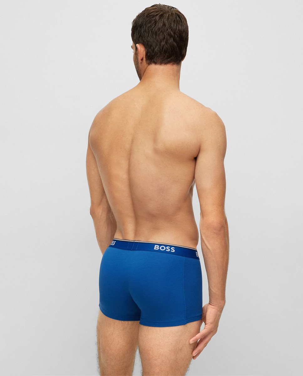 Pack de Três Boxers em Algodão Elastano Multicolor-3