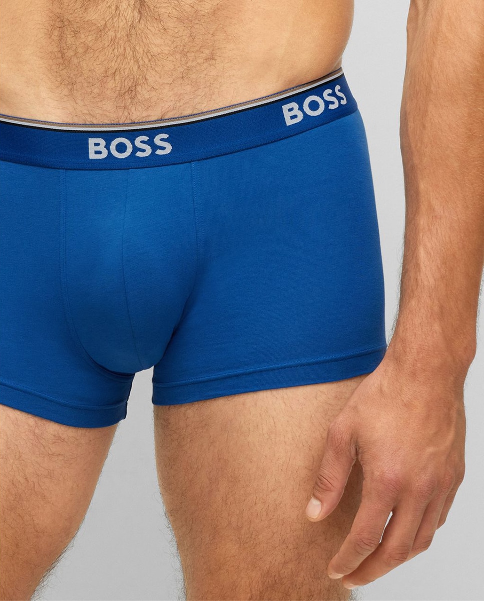 Pack de Três Boxers em Algodão Elastano Multicolor-4