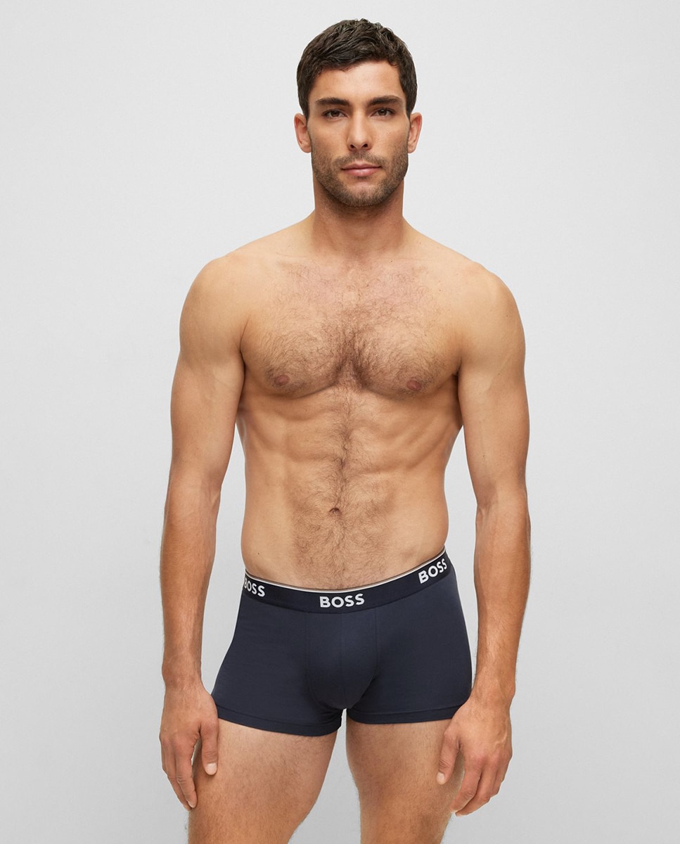 Pack de Três Boxers em Algodão Elastano Multicolor-5