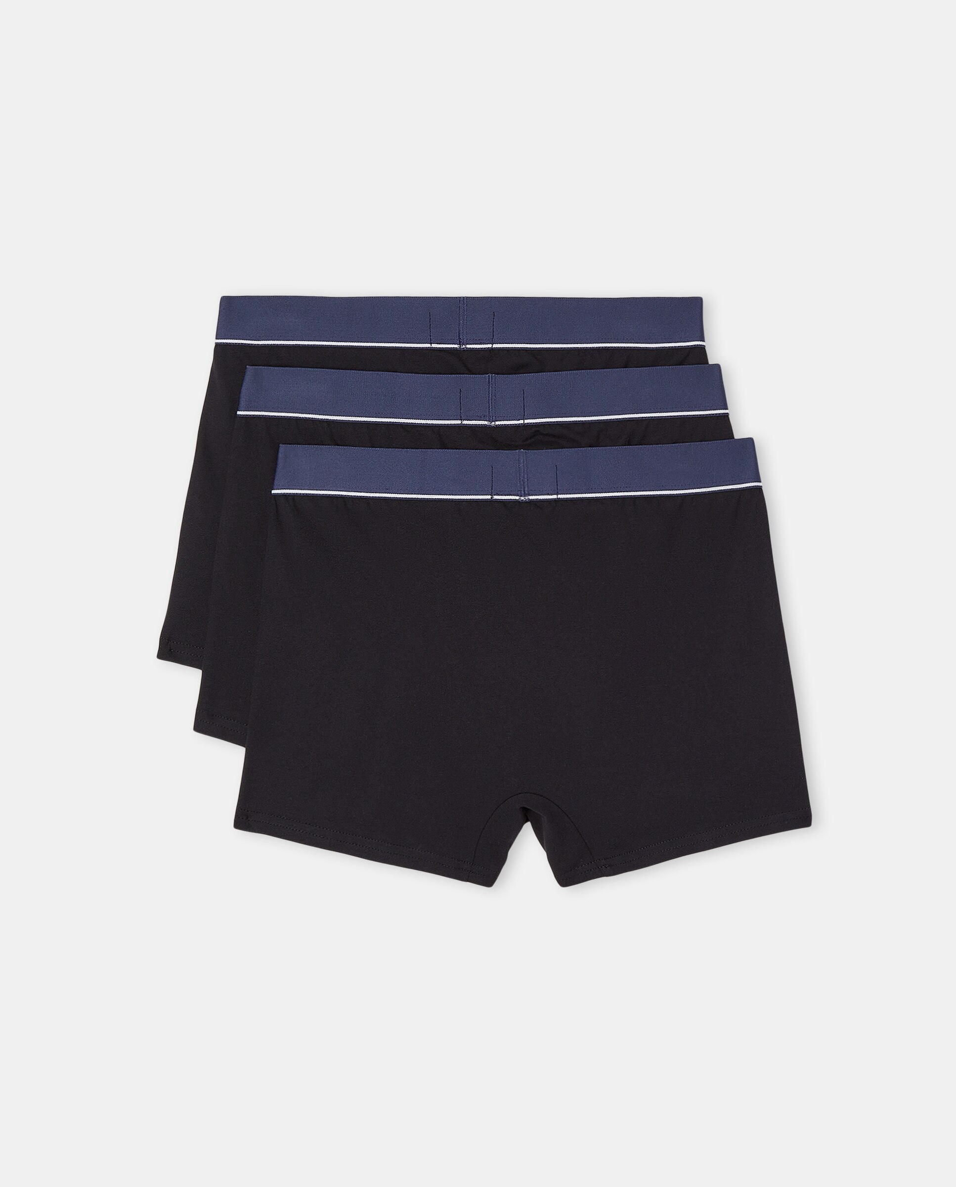 Pack de tres bóxers de punto de hombre - Hackett - Negro Negro-2