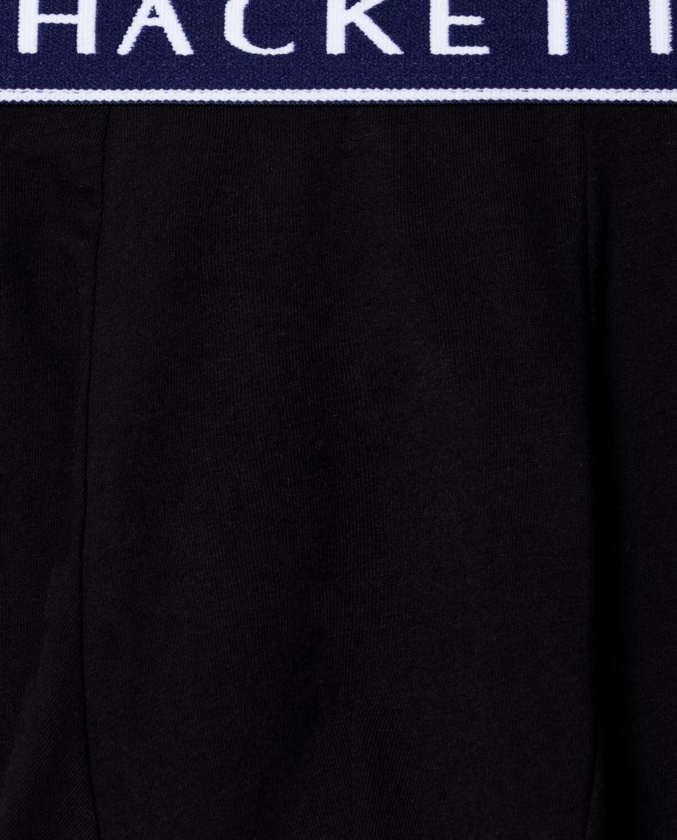 Pack de tres bóxers de punto de hombre - Hackett - Negro Negro-7
