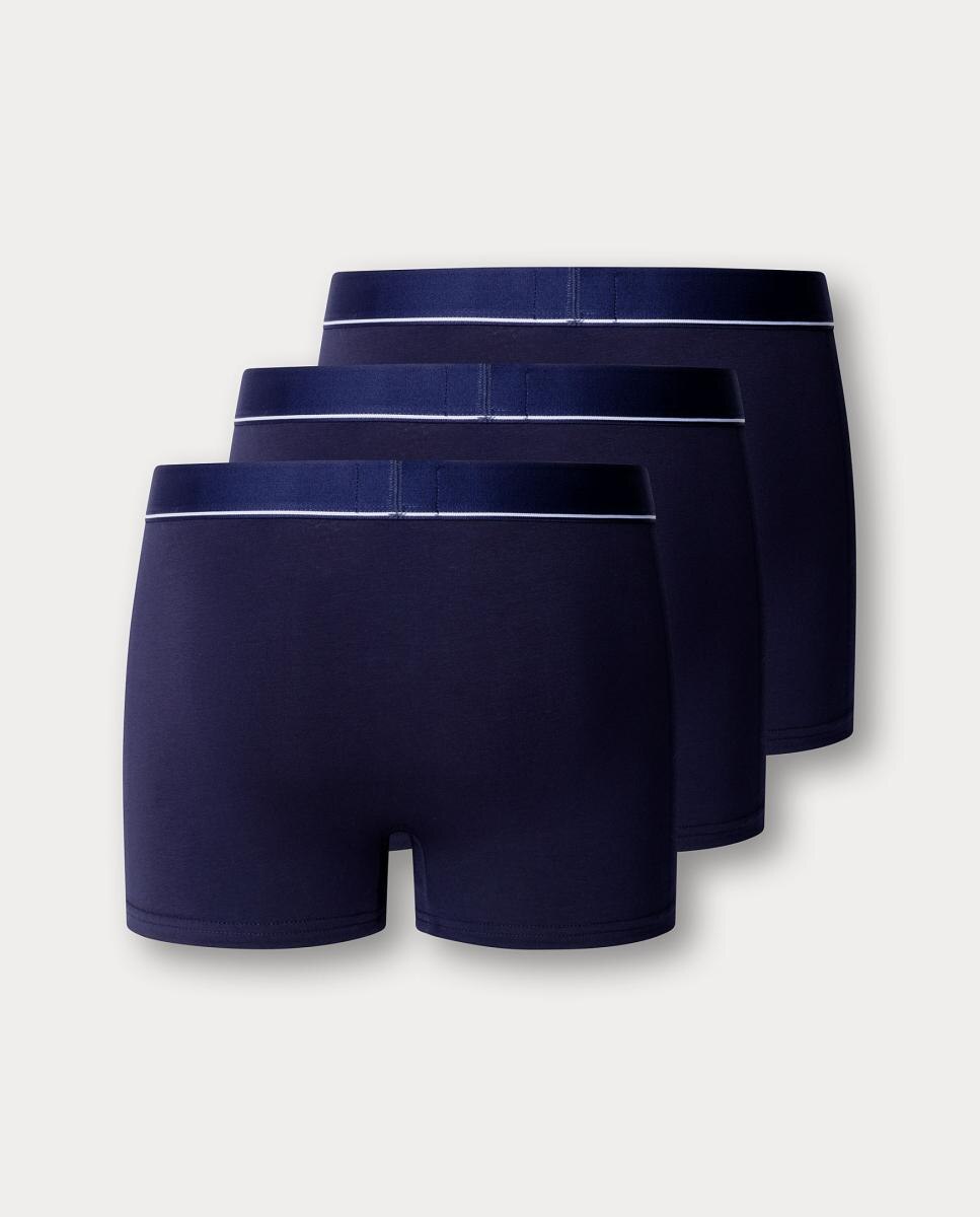 Pack de tres bóxers de punto de hombre - Hackett - Azul marino Azul marino-5