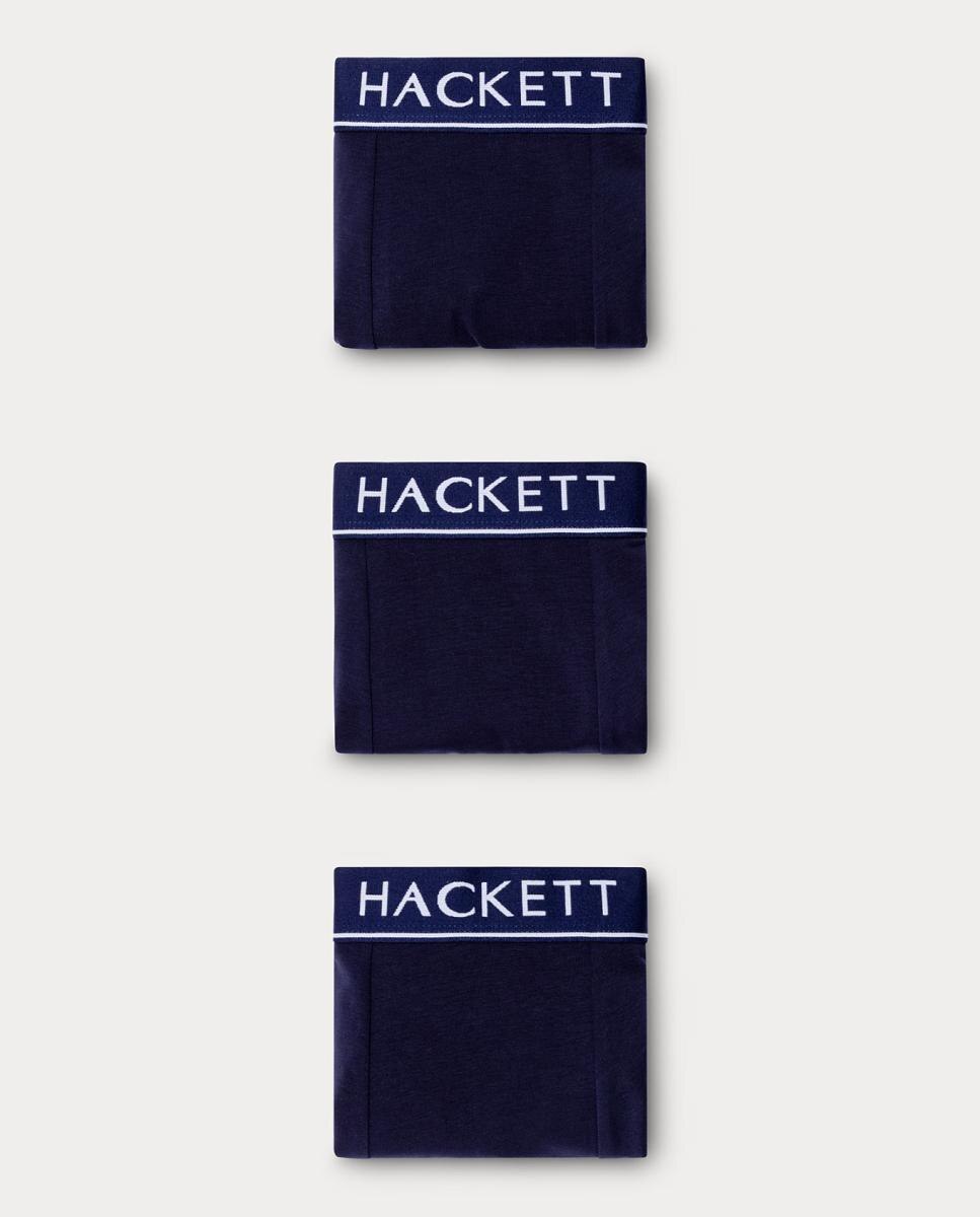 Pack de tres bóxers de punto de hombre - Hackett - Azul marino Azul marino-6