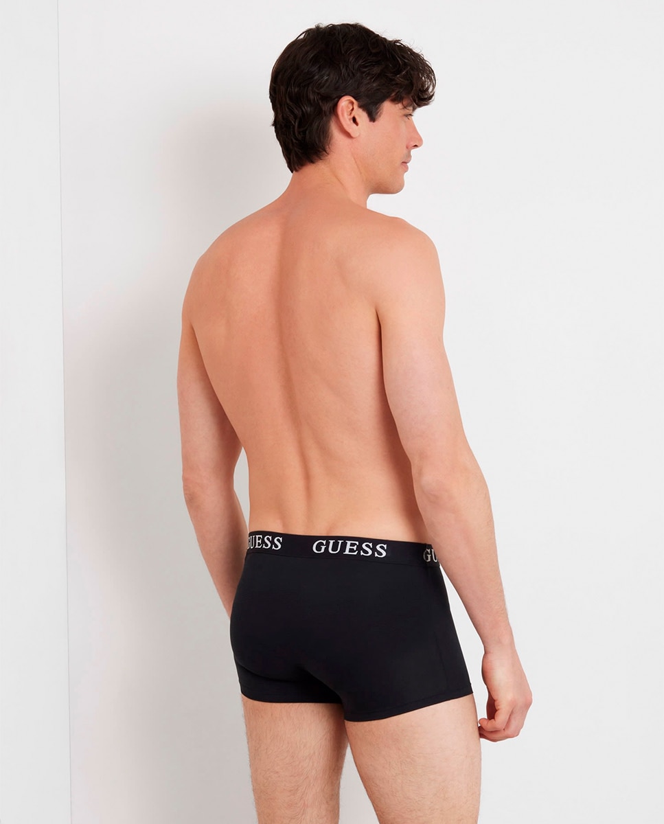 Pack de Três Boxers de Malha Lisos Multicolor-7