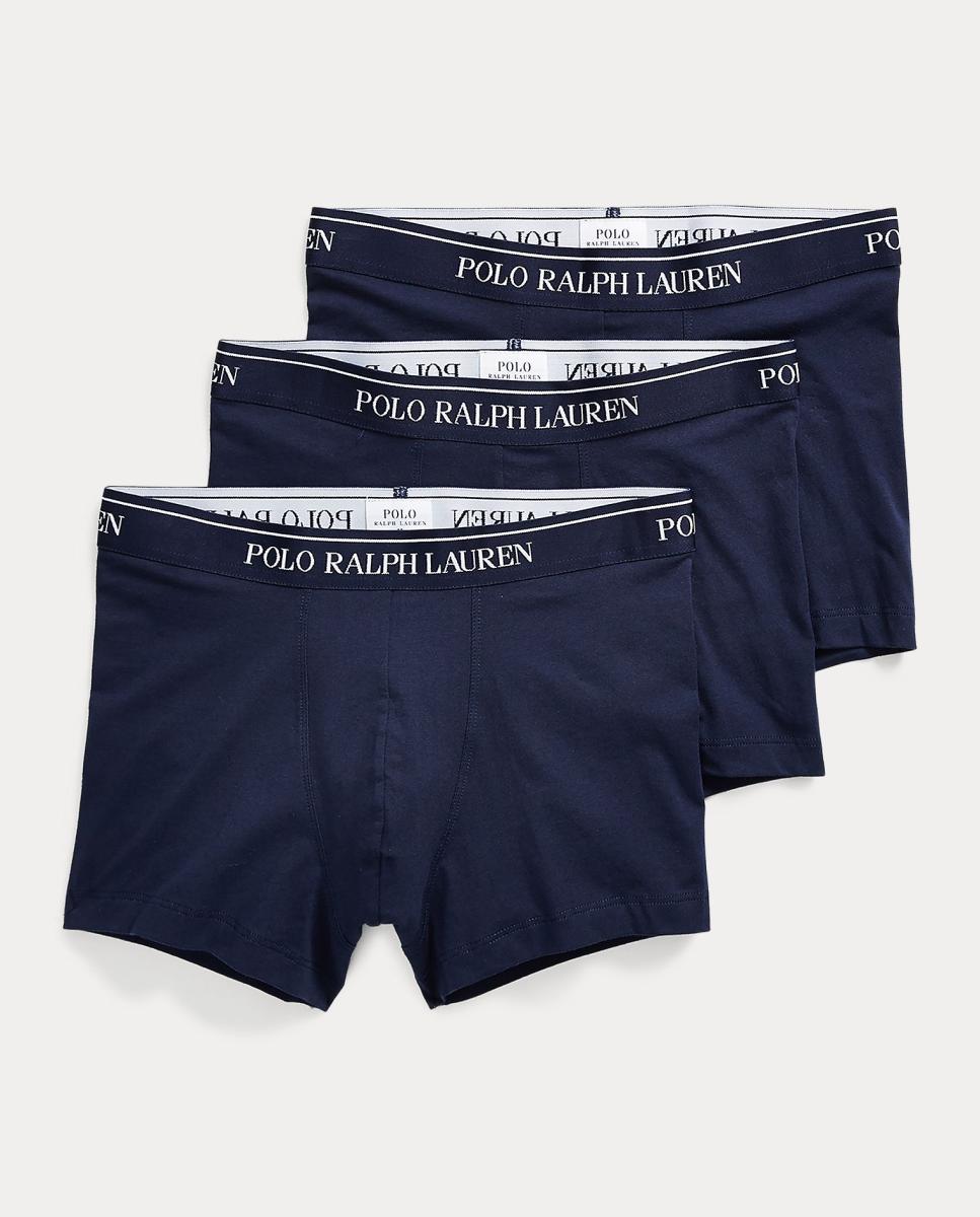 Pack de 3 Boxers de Malha Azul-1