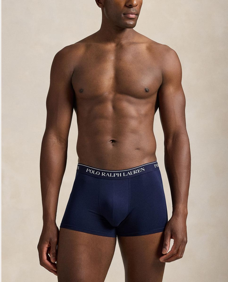 Pack de 3 Boxers de Malha Azul-2