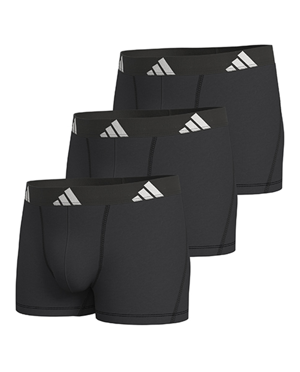 Pack de tres bóxers - adidas - Negro Negro-9