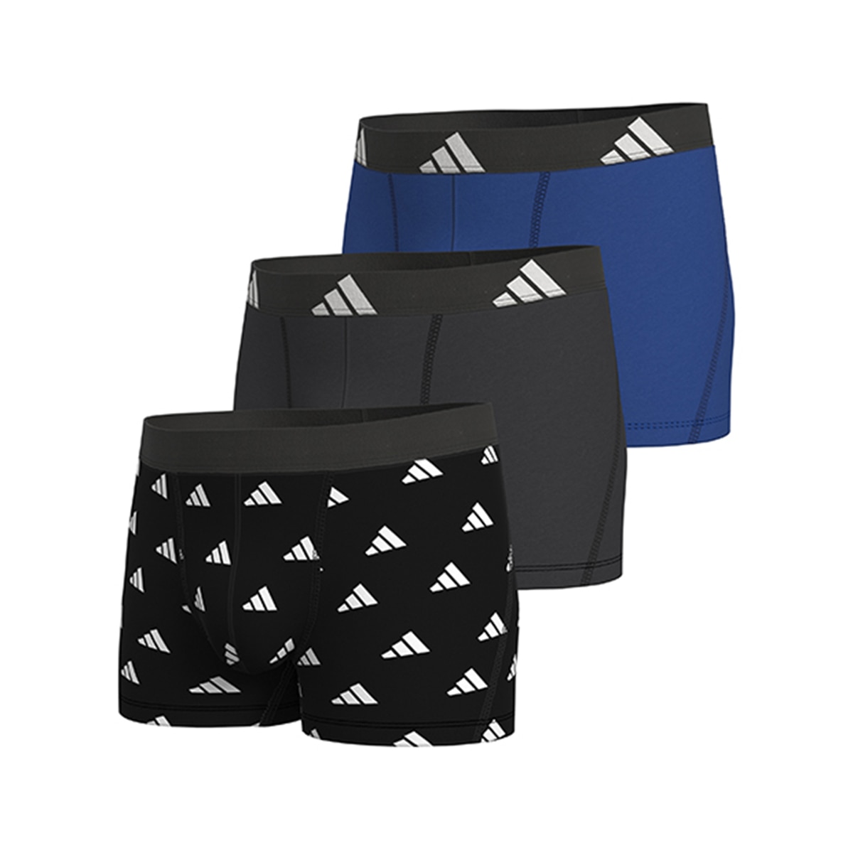 Pack de tres bóxers - adidas - Azul Azul-1