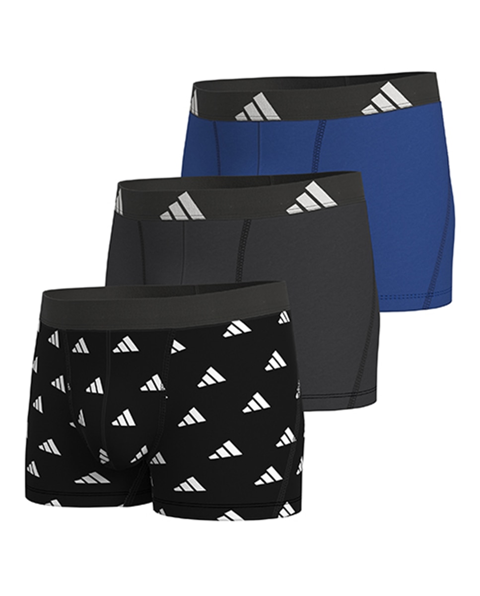 Pack de tres bóxers - adidas - Azul Azul-15