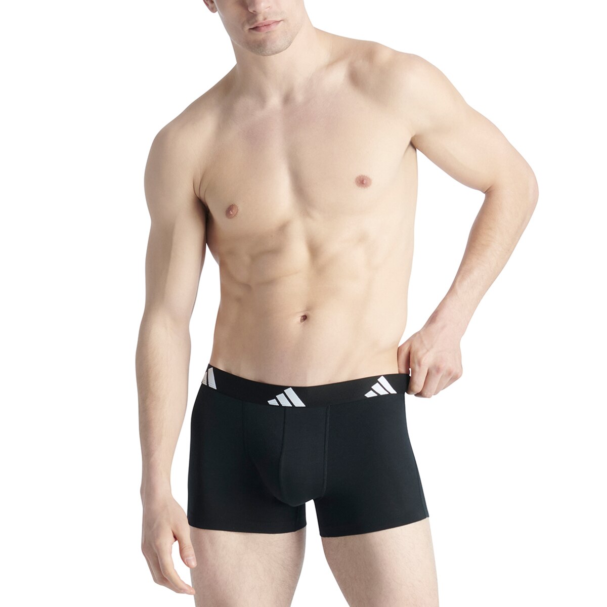 Pack de tres bóxers - adidas - Gris Gris-6