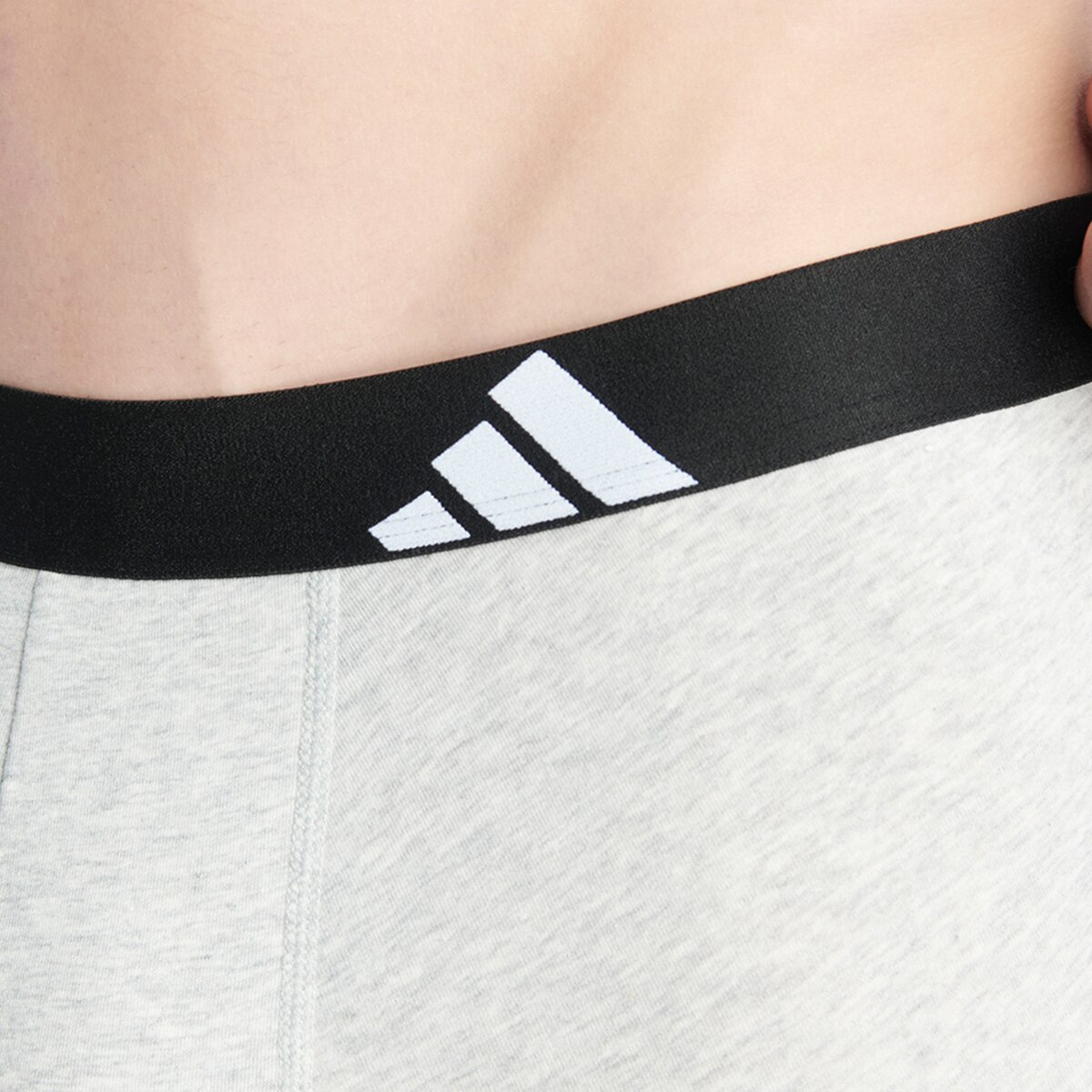 Pack de tres bóxers - adidas - Gris Gris-11