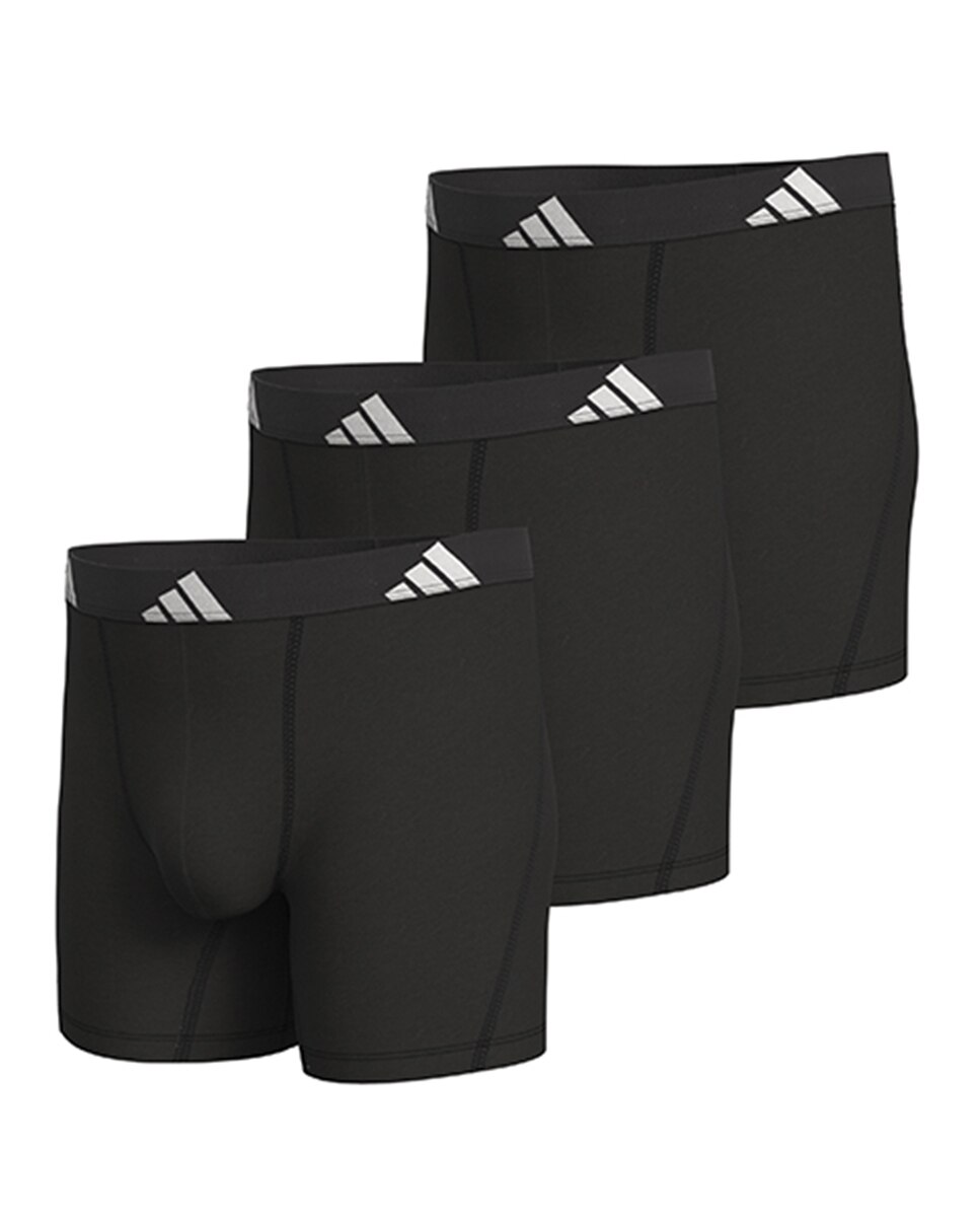 Pack de Três Boxers em Vários Tons Preto-8