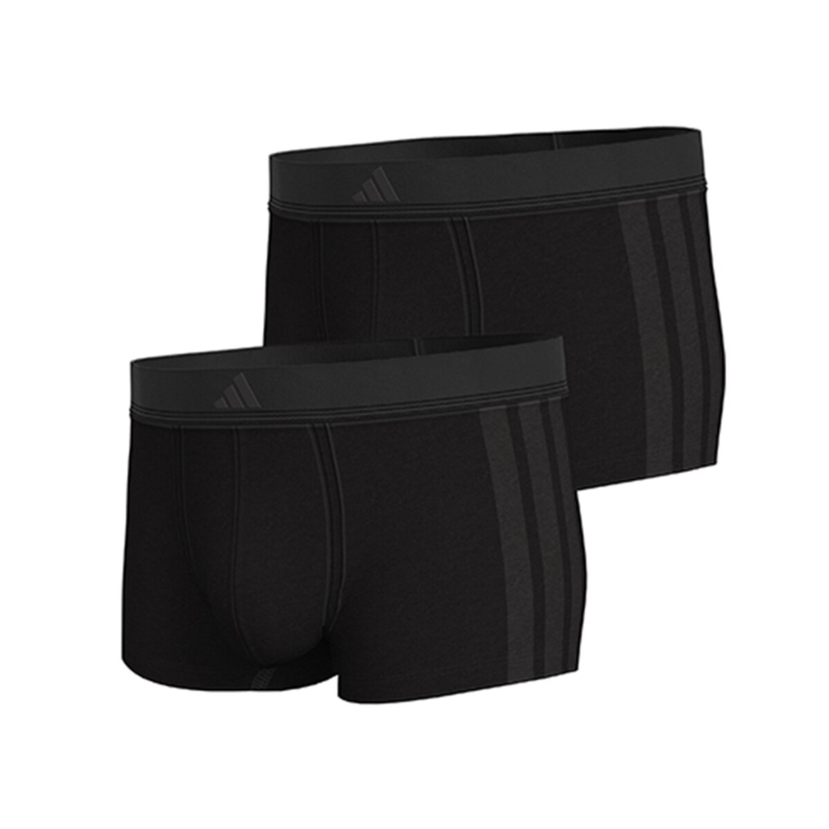 Pack de dos bóxer, varios tonos - adidas - Negro Negro-6