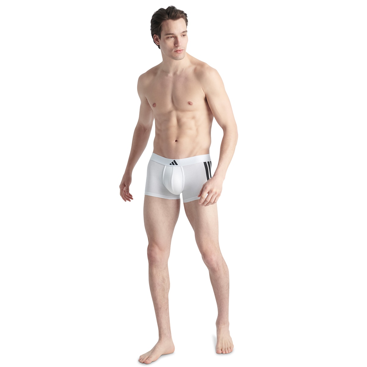 Pack de dos bóxer, varios tonos - adidas - Blanco Blanco-6