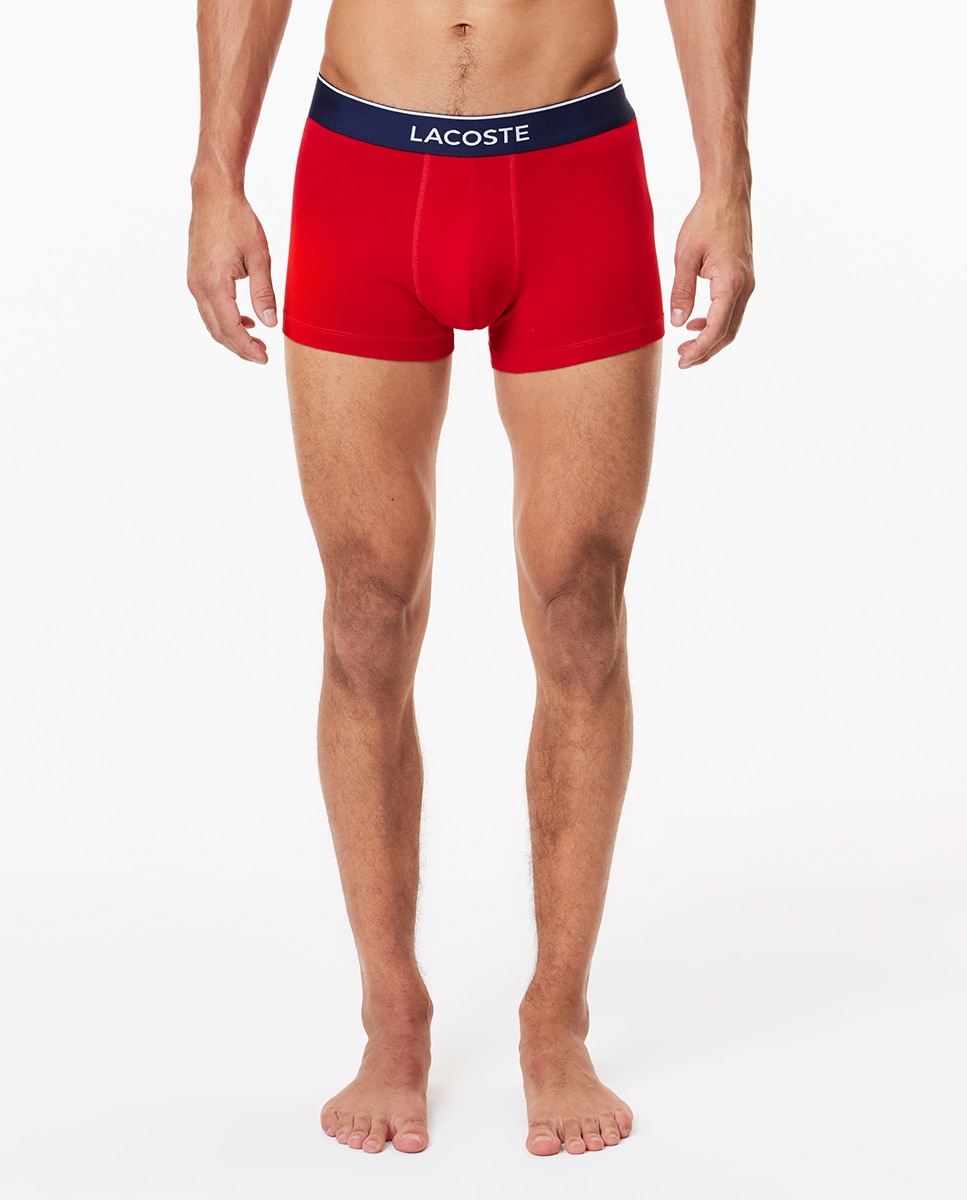 Pack de 3 Boxers de Algodão com Logótipo na Cintura Multicolor-6