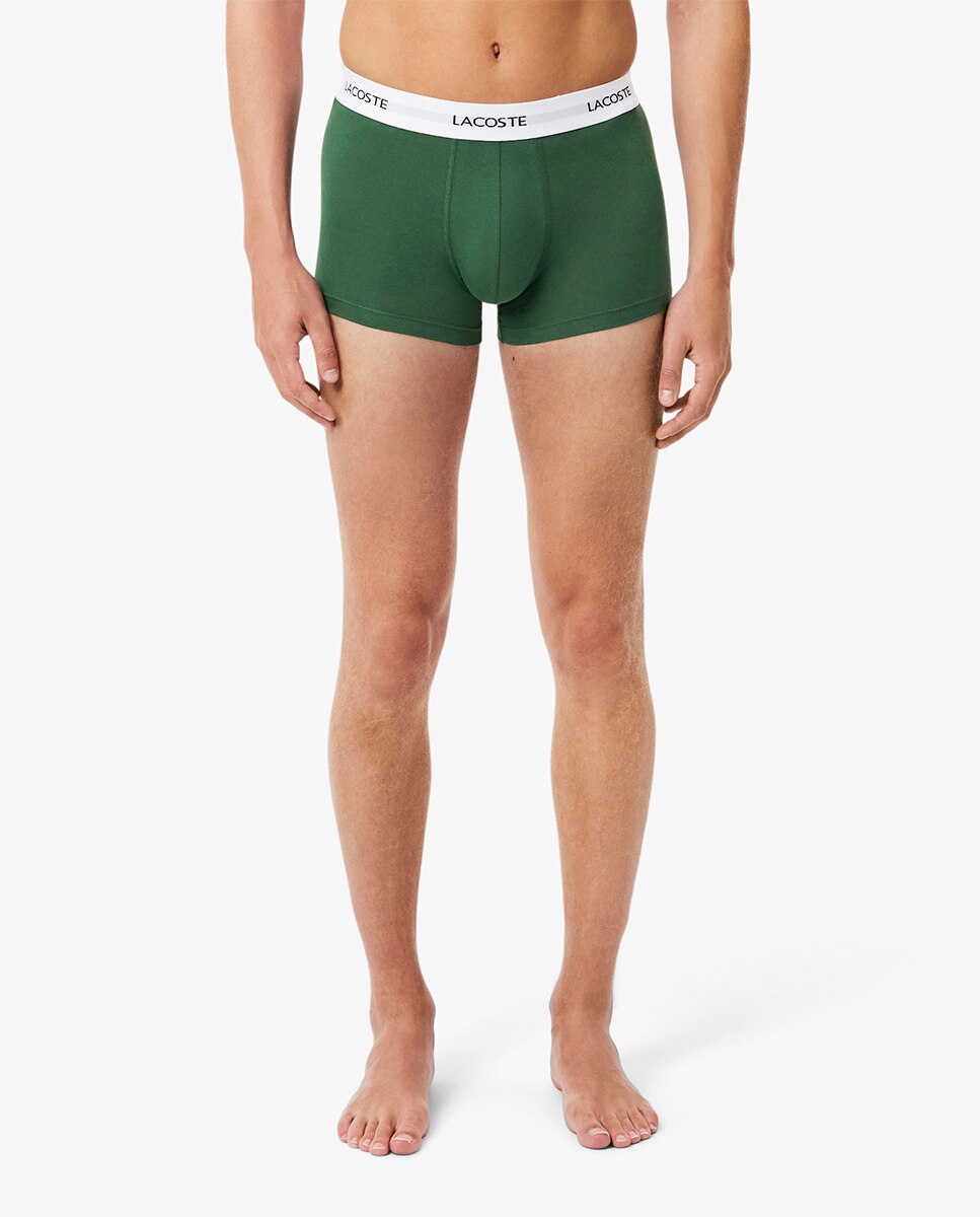 Pack de 3 calzoncillos de algodón con logo en la cintura - Lacoste - Multicolor Multicolor-4