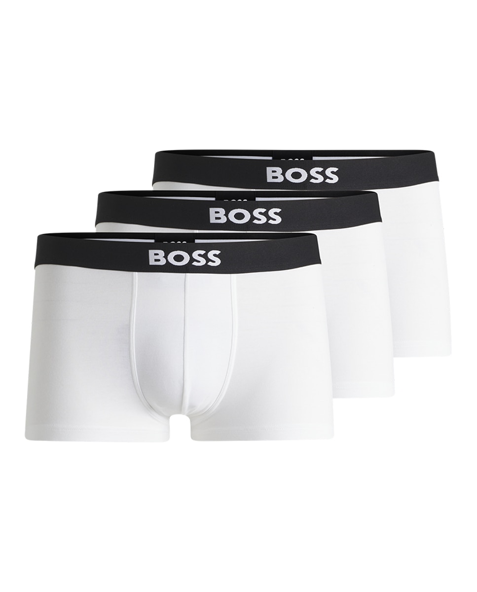 Pack de Três Boxers de Algodão Branco-6
