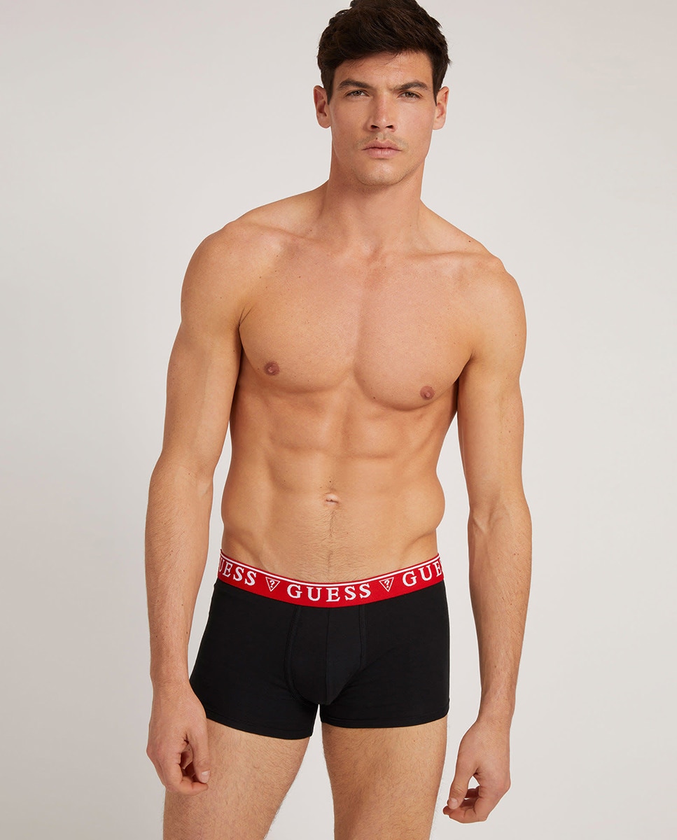 Pack de 3 Boxers Fechados de Malha Multicolor-2
