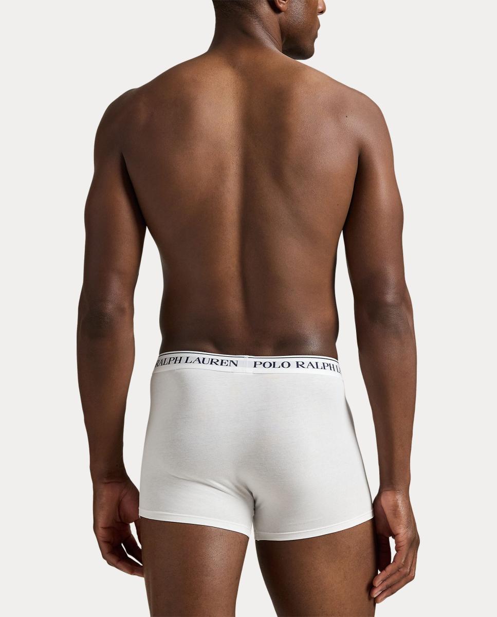 Pack de Três Boxers de Algodão Branco-3