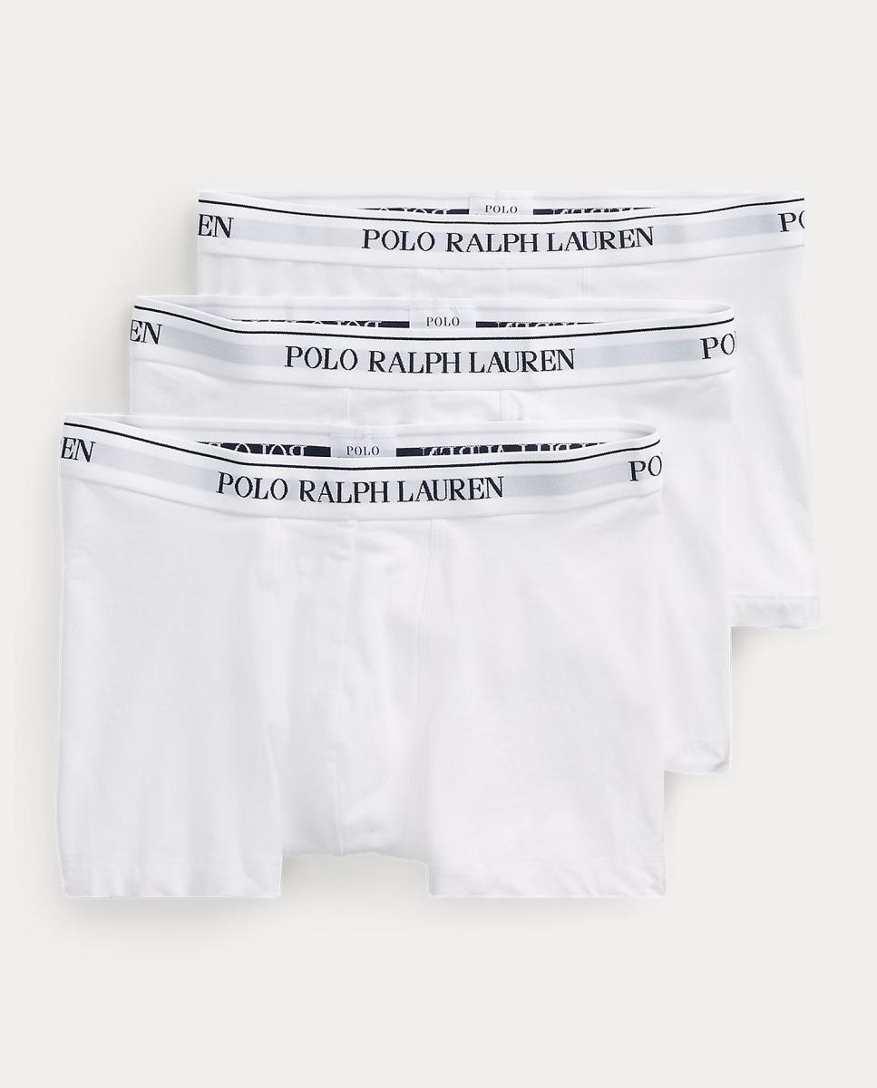 Pack de Três Boxers de Algodão Branco-5